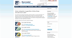 Desktop Screenshot of euro-label.com